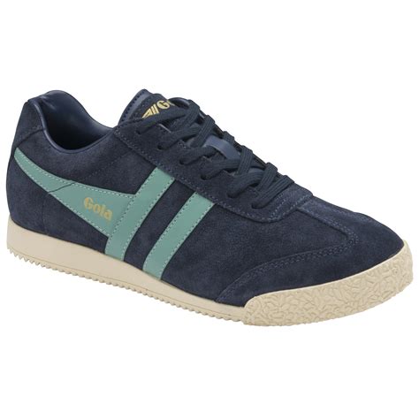 navy suede trainers women's.